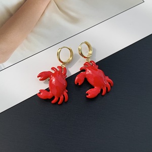 TK-B131 Lucky <strong>Crab</strong> Pendant Necklace Set Red Beaded Necklace Ins Hot Fashion Necklace Set <strong>Jewelry</strong> As New Year Gifts - Product Image 5