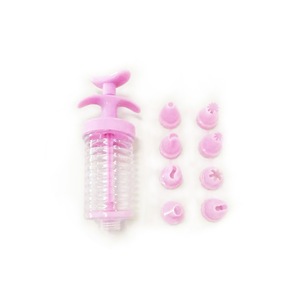 Baking <b>tools</b>, 8-piece plastic piping set, 8 piping tips, butter nozzles, <b>cookie</b> piping gun wholesale. - Product Image 5