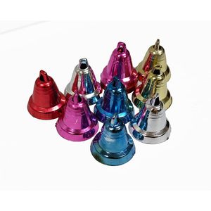 Paquete de 10 campanas colgantes multicolores para decoración de árboles de Navidad, tamaño personalizado para decoraciones festivas DIY, pedido mínimo de 100 Uds. - Product Image 4