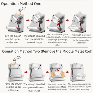 Cetakan adonan Pizza Neapolitan besar untuk penggunaan roti, cetakan tekan Manual/listrik kondisi baru untuk mesin penggilingan tepung roti - Product Image 2