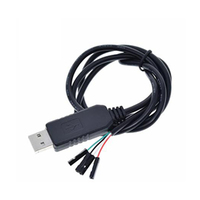 Convertidor USB a Serial UART TTL de 4 Pines CH340G, Cable Adaptador USB a COM
