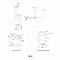 FR20 20kg 1854mm bras robotique industriel robot de soudage par palettisation avec 6 composants de base d'axe y compris moteur et PLC