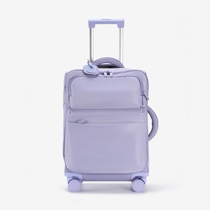 Maleta con Ruedas Giratorias, Gran Capacidad, Impermeable, con Cierre <span class=keywords><strong>de</strong></span> Cremallera <span class=keywords><strong>de</strong></span> Nailon, <span class=keywords><strong>Organizador</strong></span>, Diseño <span class=keywords><strong>de</strong></span> Dibujos Animados, para Viajes <span class=keywords><strong>de</strong></span> Negocios, con Puerto USB - Product Image 1