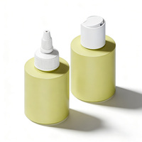 Bouteilles de shampooing de luxe personnalisées en HDPE de 100 ml avec applicateur d'huile à points et bouchons supérieurs pour les soins capillaires