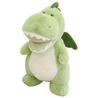 Bantal Boneka Dinosaurus Lucu Super Lembut Isi Kapas PP Hadiah Ulang Tahun untuk Anak Perempuan Grosir