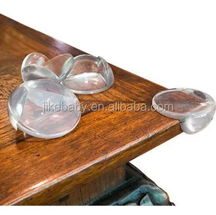Plastic desk protection /PVC corners for furniture/ baby safety corner guard clear corner protector