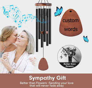 YY1206 Custom Aluminum Sympathy <strong>Wind</strong> <strong>Chimes</strong> Mom Gifts Decorative <strong>Wind</strong> <strong>Chimes</strong> Outdoor House Memorial <strong>Wind</strong> <strong>Chime</strong> Christmas Gift - Product Image 6