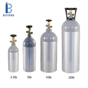 Nieuwe 20 Lb Bier Kegerator Co2 Tank Aluminium Cilinder Met Sifon Buis