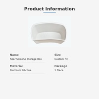 Boîte de rangement en silicone pour siège arrière ORA 5 2026, organiseur de console d'accoudoir, couvercle de fente pour poignée, étui de rangement intérieur anti-rayures