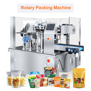 Máquina de Envasado Rotativa Automática para Gránulos y Polvo con Cierre Vertical, Llenado Rotatorio para Bolsas Preformadas - Product Image 1