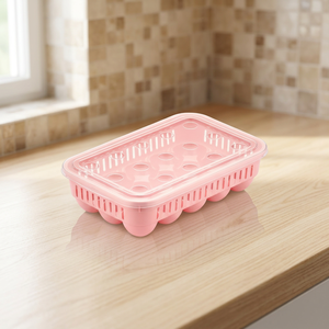 CATEEM MRD460 15 Compartment Eco-Friendly Plastic Food Container Multifunctional Modern European Design Durable Egg <b>Storage</b> - Product Image 2
