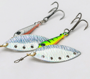 Leurre rotatif Daoyu en acier inoxydable réactif aux UV, luminescent dans l'obscurité, avec paillettes, <span class=keywords><strong>pour</strong></span> <span class=keywords><strong>la</strong></span> pêche nocturne au bar et à <span class=keywords><strong>la</strong></span> <span class=keywords><strong>truite</strong></span> - Product Image 1