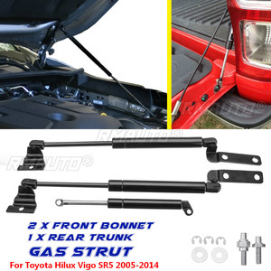 3 Amortiguadores de Gas para el Capó Delantero y la Puerta Trasera del Automóvil, para Toyota Hilux Vigo SR5 2005 2006 2007 2008 2009 2010 2011 2012 2013 2014 - Product Image 1