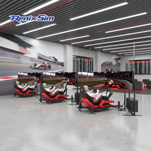 Simulador de Carreras Renixsim con Movimiento Completo, Cabina de Simulación de Realidad <span class=keywords><strong>Virtual</strong></span> para Conducir, Equipo Comercial para Centros Comerciales - Product Image 1