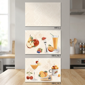 Carrelage mural en céramique à texture marbrée mate, finition brillante, résistant aux acides, taille 300x450mm, idéal pour l'intérieur de la cuisine, marbre - Product Image 5