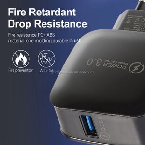 Cargador Rápido USB QC3.0 de 18W para Teléfono Inteligente, Cargador de Pared USB de Viaje - Product Image 3
