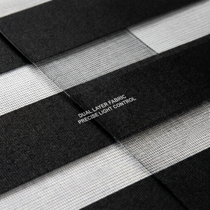Stores zébrés motorisés design tendance, décoration moderne pour la <span class=keywords><strong>maison</strong></span>, stores enrouleurs électriques rayés pour <span class=keywords><strong>salon</strong></span> et <span class=keywords><strong>maison</strong></span> - Product Image 4