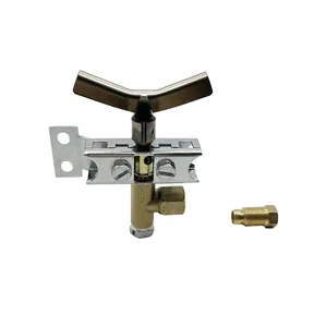 Gas water heater pilot burner assembly for natural gas