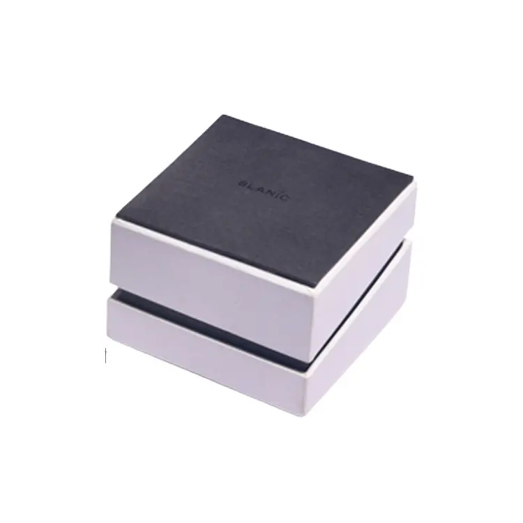 Custom Jewels Packaging Jewelry Box Display Beige White Cheap Custom Logo Small Paper Cardboard Jewelry Ring Box Fancy Design