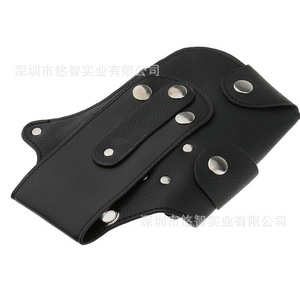 Custom leather hairdressing <b>tool</b> storage <b>bag</b>, waist <b>bag</b>, hairdressing scissor cover, multi-comb <b>tool</b> <b>bag</b>/shoulder <b>bag</b> - Product Image 4