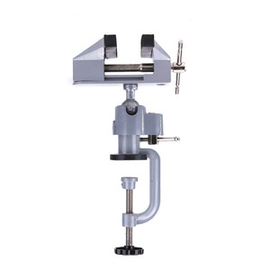 Étau de table universel à double usage en alliage d'aluminium, rotation à 360 degrés, mâchoires plates, produit de qualité, directement de l'usine - Product Image 3