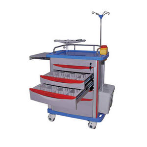 Hospital ABS Anestesia Trolley <span class=keywords><strong>Mobile</strong></span> Medicine Cart con 5 cajones y ruedas Precio competitivo - Product Image 3