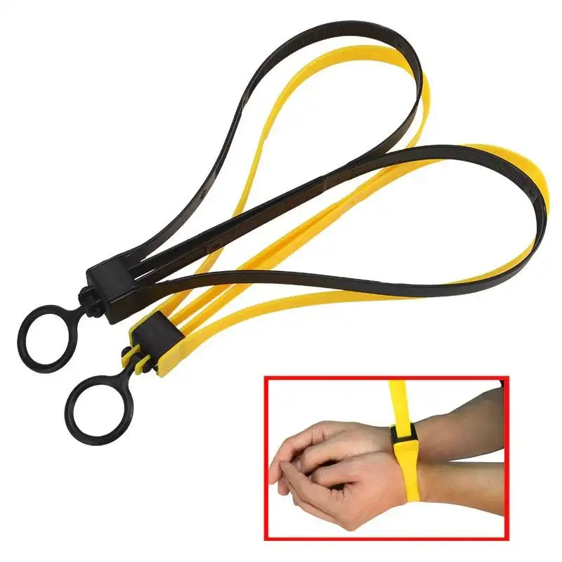 Tactical Plastic Cable Tie Strap manette militari War Battle Agent Police CS TMC Gear caccia usa e getta Cable Tie Cosplay