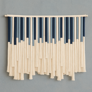 Hot Creative Boho <span class=keywords><strong>Macrame</strong></span> <span class=keywords><strong>en</strong></span> tela <span class=keywords><strong>de</strong></span> algodón natural para habitación <span class=keywords><strong>de</strong></span> Villa Proporcionar panel <span class=keywords><strong>de</strong></span> pared como pared con bola y piso a techo - Product Image 2