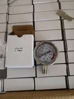 Ewater YTN-64ZT EM/ODM Mechanical Pressure Manometer Gauge Stainless Steel 2.5" Diameter 1.5% Accuracy Liquid Oil Filled
