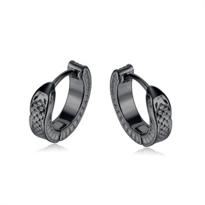 Produit en promotion : Boucles d'oreilles créoles délicates unisexes plaquées or 18 carats - Product Image 1