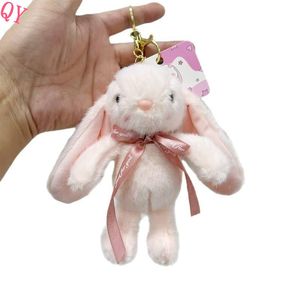 QQ Wholesale New Soft and Fragrant Plush Toy <b>Keychain</b>, Long Eared Rabbit Doll Bag Pendant, Claw Doll, Birthday Party Gift - Product Image 2