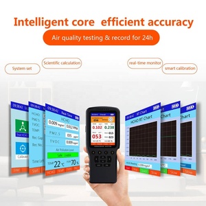 Máy Đếm Hạt Cầm Tay Máy Theo Dõi Chất Lượng Không Khí Máy Dò PM2.5 Cảm Biến Laser Và Cảm Biến Điện Hóa Màn Hình LCD Độ Nét Cao - Product Image 5