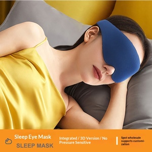 Máscara de Ojos 3D para Dormir, Transpirable, Bloquea la Luz, Protección Ocular, 28g, Logotipo Personalizable, Ideal para la Pausa del Almuerzo, Gran Venta Transfronteriza - Product Image 2