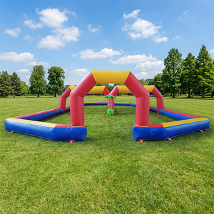 Parcours d'obstacles gonflable commercial WINSUN pour enfants, certifié CE, en PVC imperméable, pour aire de jeux extérieure, carnaval - Product Image 1