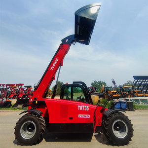 TR735-Minicargadora telescópica de 3 toneladas, pala cargadora diésel con certificado ISO, capacidad de 3 toneladas, 4x4, 1 año nuevo - Product Image 3