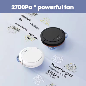 Robot aspirateur intelligent à batterie auto-chargeante en plastique, contrôlé par application Wi-Fi, pour nettoyage humide/sec, pour usage domestique - Product Image 4