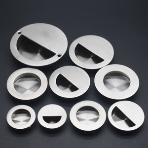 Thép không gỉ ẩn xử lý lõm cửa Xử lý vòng tuôn ra cửa kéo cho Tủ Ngăn Kéo cửa - Product Image 1