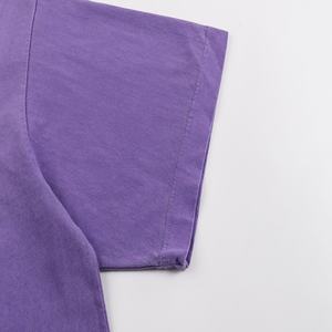 T-shirt d'été de haute qualité pour hommes Logo personnalisé uni 100% coton t-shirt surdimensionné 350gsm sérigraphie lourde t-shirt unisexe - Product Image 6