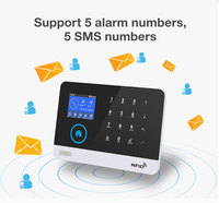 Sistema de Seguridad para el Hogar Tuya, Control Remoto por Aplicación, Puerta de Enlace con Detector de Movimiento, Sensor de Puertas y Ventanas, Alarma Inteligente Inalámbrica Tuya Wifi 2G