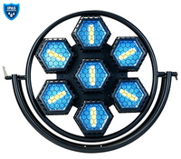 Lampe LED rétro extérieure IP65 350W RGB 3-en-1 DMX512 RDM Mini Effet de Scène Vintage pour Festival Concert Événement