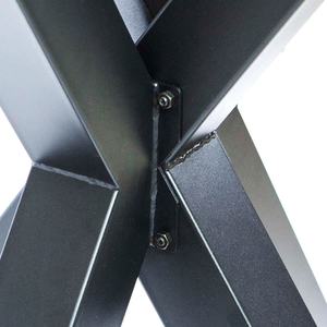 Bảng căn cứ công nghiệp hiện đại Vòng nhà hàng <span class=keywords><strong>x</strong></span> Chân thép đúc khung sắt Cà phê ăn uống kim loại bảng căn cứ cho bảng - Product Image 4