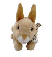 OEM/ODM cadeau personnalisé de haute qualité en gros peluche mignon doux lapin 10 pouces avec ruban pour enfants