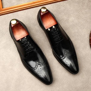 Zapatos Casuales de Alta Calidad 2026, Nuevos, de Piel Vacuna, Tendencia Europea, Botas Cortas de Moda para Hombre, para Negocios y Trabajo, con Suela Gruesa - Product Image 5