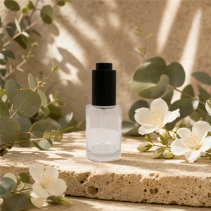 Custom Screen Printing Clear Glass Essential <b>Oil</b> Dropper <b>Bottle</b> Refillable Cosmetic Packaging <b>Bottle</b> - Product Image 4