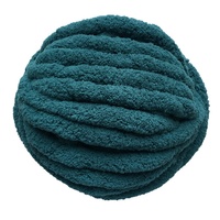 Thick Yarn for Arm Knitting, Polyester Chenille Blanket