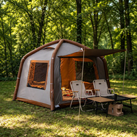 Abri de camping gonflable en tissu Oxford durable, facile à installer, pour le camping en plein air et les événements extérieurs