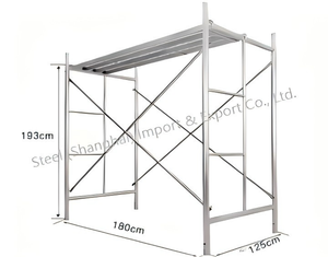 Thượng Hải Nhà Máy Thép Công Nghiệp Hiện Đại Nhanh Chóng Gắn Điện Thoại Di Động Hợp Kim Nhôm 2.5M Giàn Giáo Xây Dựng Leo Thang Cao - Product Image 5