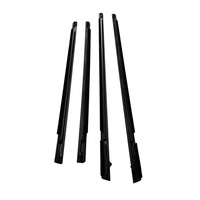 4 adet otomatik pencere contası yalıtım şeridi Ford Fiesta 2009-2014 için yeni araba pencere camları rüzgar geçirmez dekoratif contalar