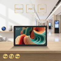 Nuevo Monitor Inteligente con Procesador Rockchip de Alta Resolución, Pantalla Táctil Capacitiva de 21.5 Pulgadas con Sistema Operativo Android 11, Wi-Fi, Resistente al Agua, para Uso Comercial