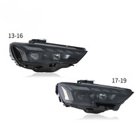 Juego de Faros LED de 12V 6000K para Audi A3 2013-2020, Carcasa de ABS Anti-Grietas, Conexión Plug+Play, Lámparas para Auto